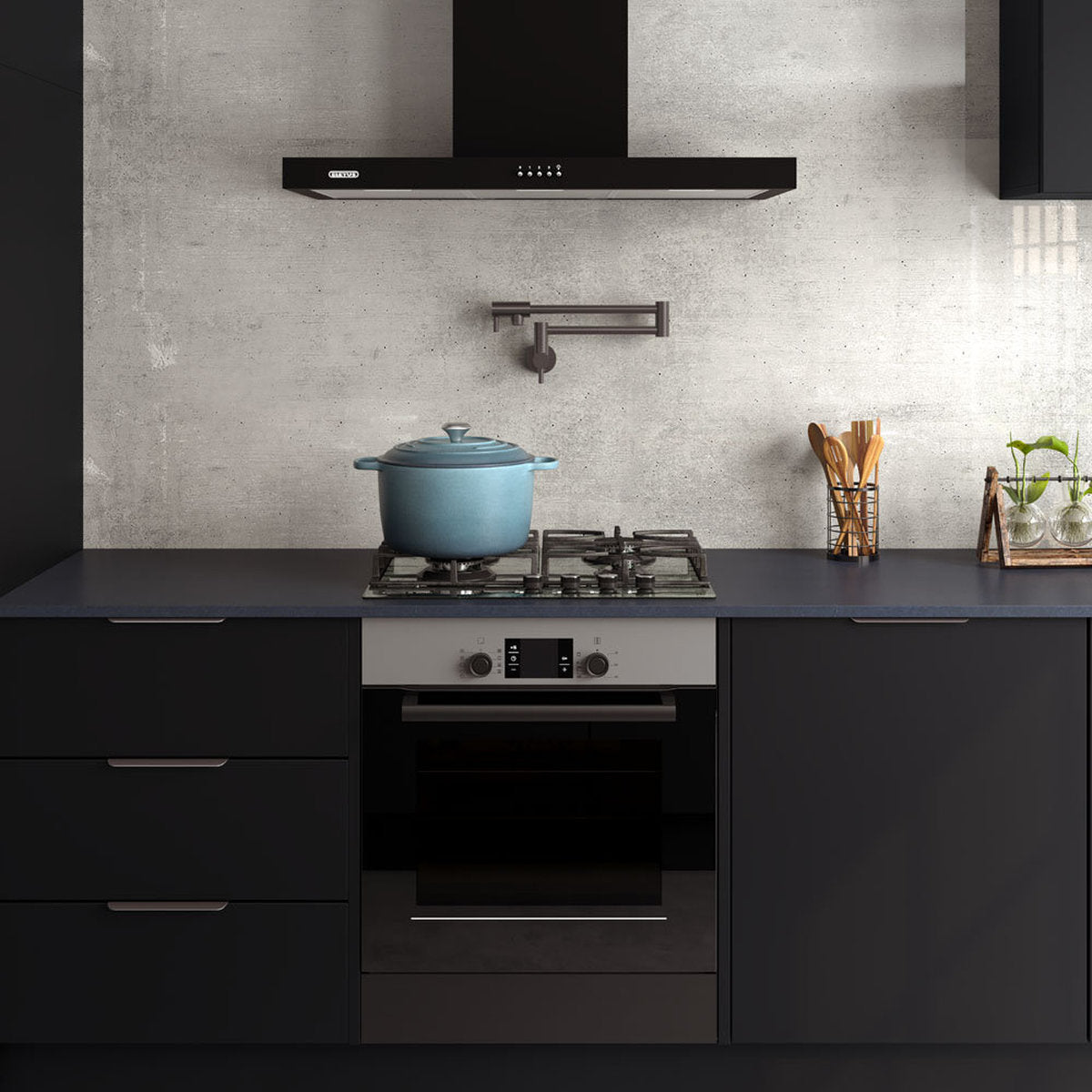 Fienza Kaya Pot Filler, Gun Metal - Lead Free