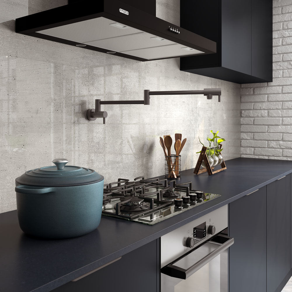 Fienza Kaya Pot Filler, Gun Metal - Lead Free