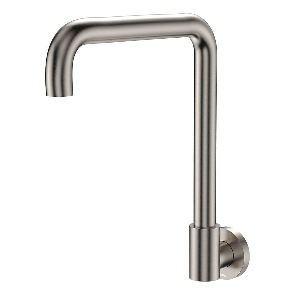 Fienza Kaya Squareline Wall Swivel Outlet Set, Brushed Nickel