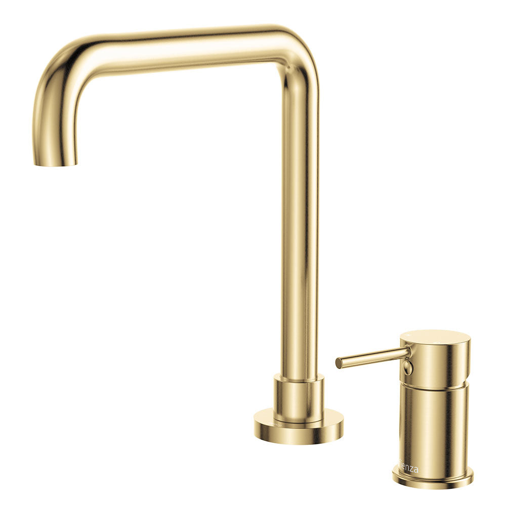 Kaya Squareline Hob Mixer Set, Urban Brass