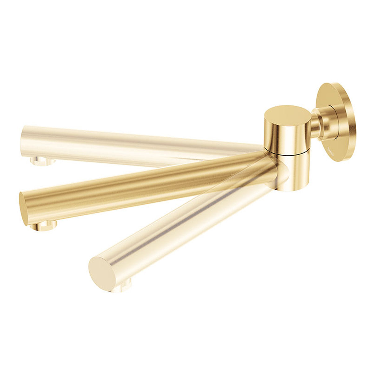 Fienza Kaya Swivel Basin/Bath Outlet, 220mm, Urban Brass