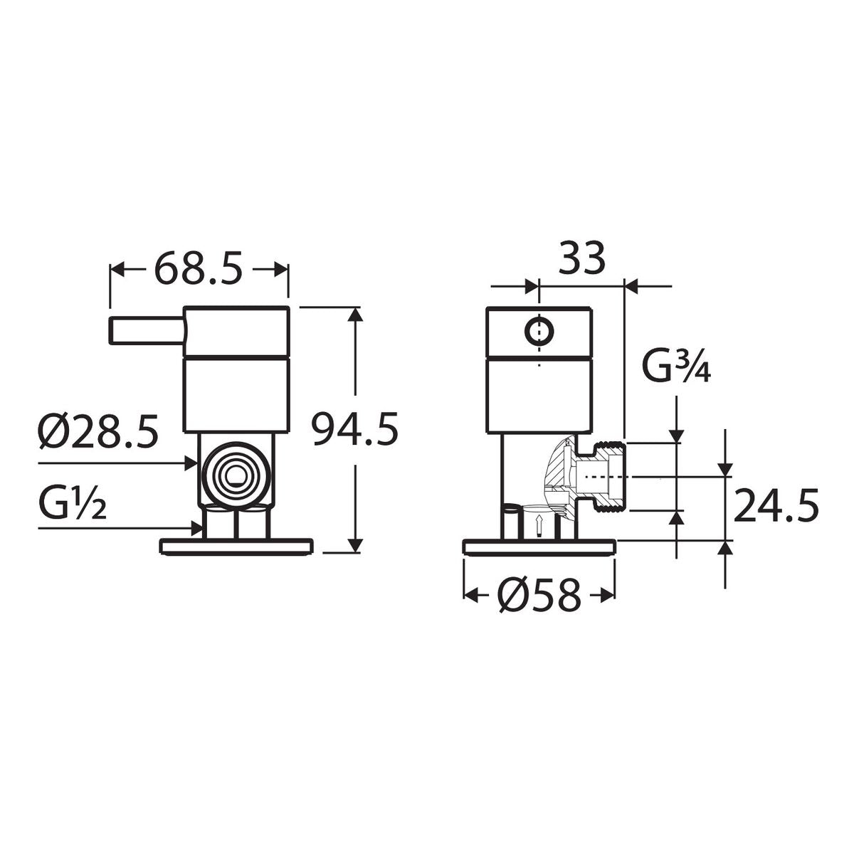 Kaya Washing Machine Assemblies, Gun Metal