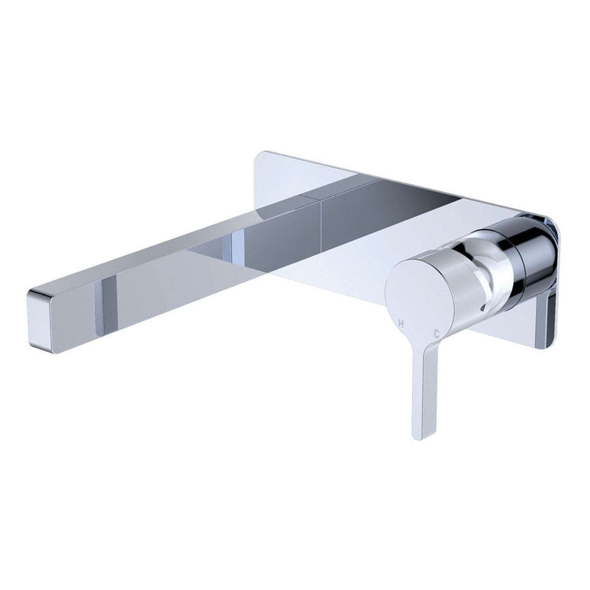 Fienza Sansa Wall Basin Mixer Set, Chrome
