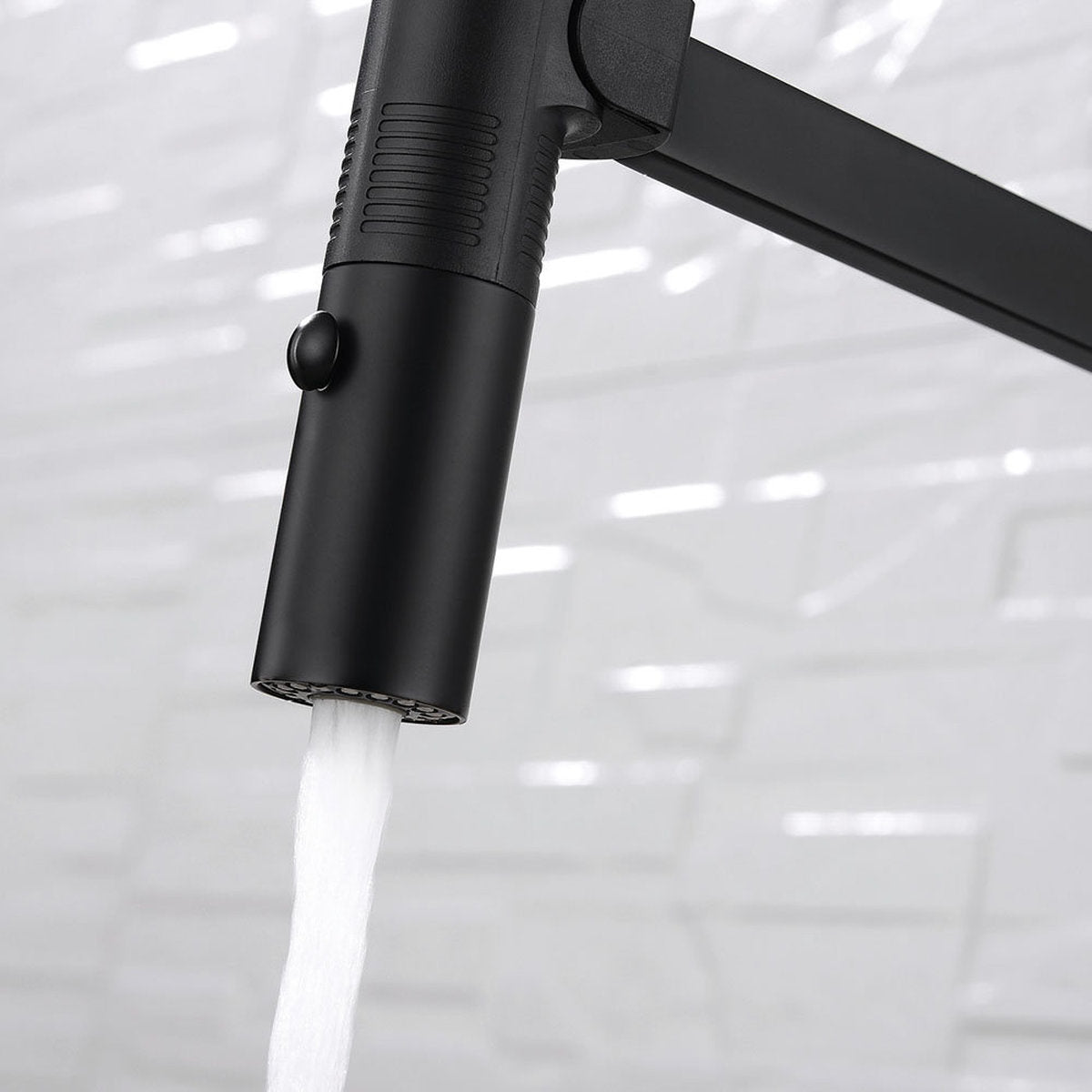 Fienza Sansa Pull Down Sink Mixer, Matte Black