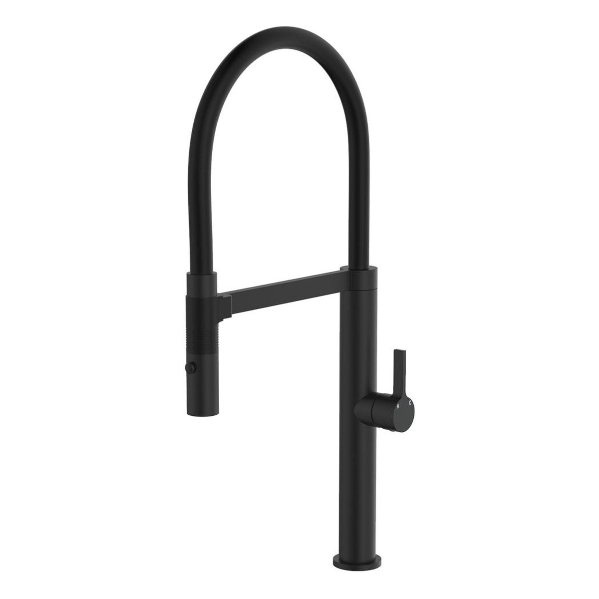 Fienza Sansa Pull Down Sink Mixer, Matte Black