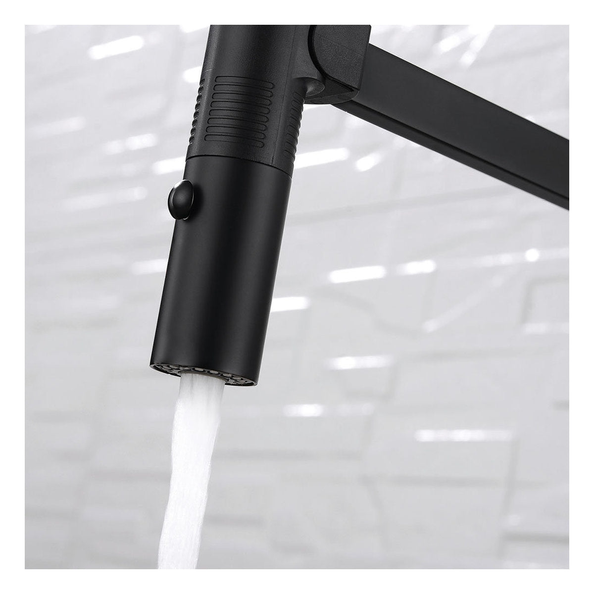 Fienza Sansa Pull Down Sink Mixer, Brushed Nickel