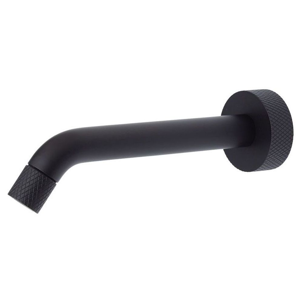 Axle 180 mm Basin/Bath Outlet in Matte Black