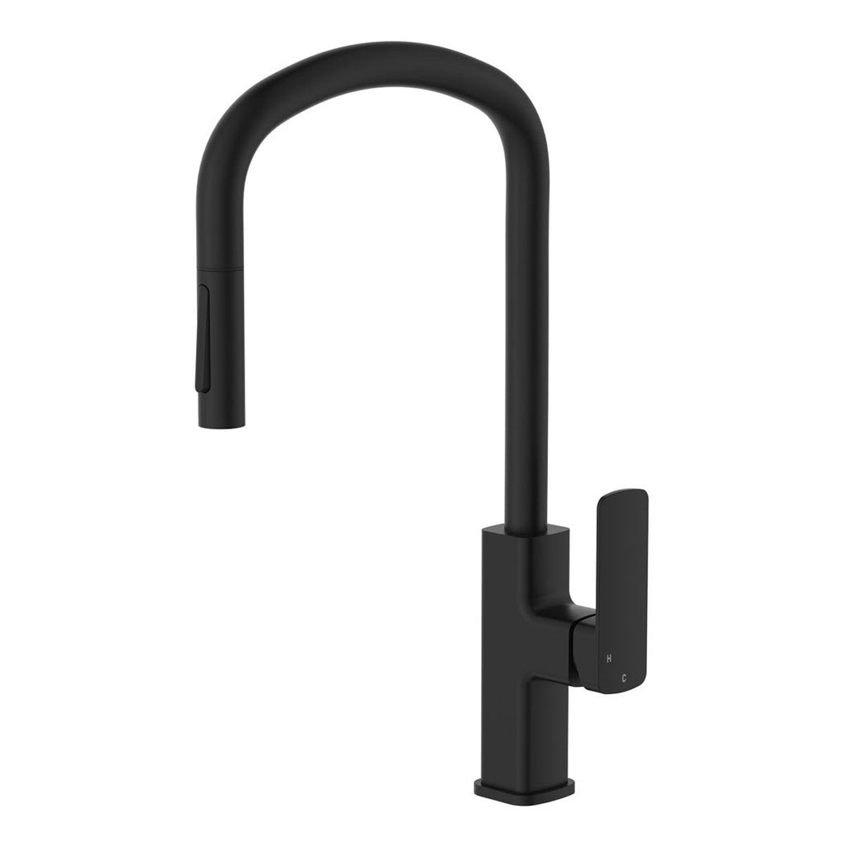Fienza Tono Pull Out Sink Mixer, Matte Black