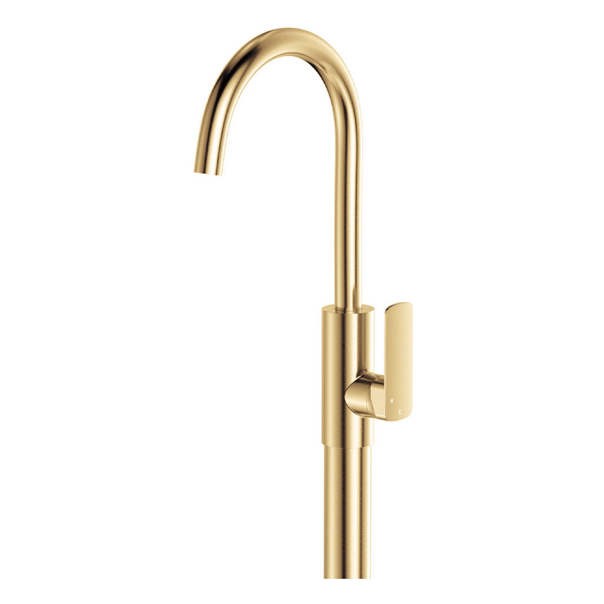 Fienza Tono Floor Mounted Basin/Bath Mixer, Urban Brass