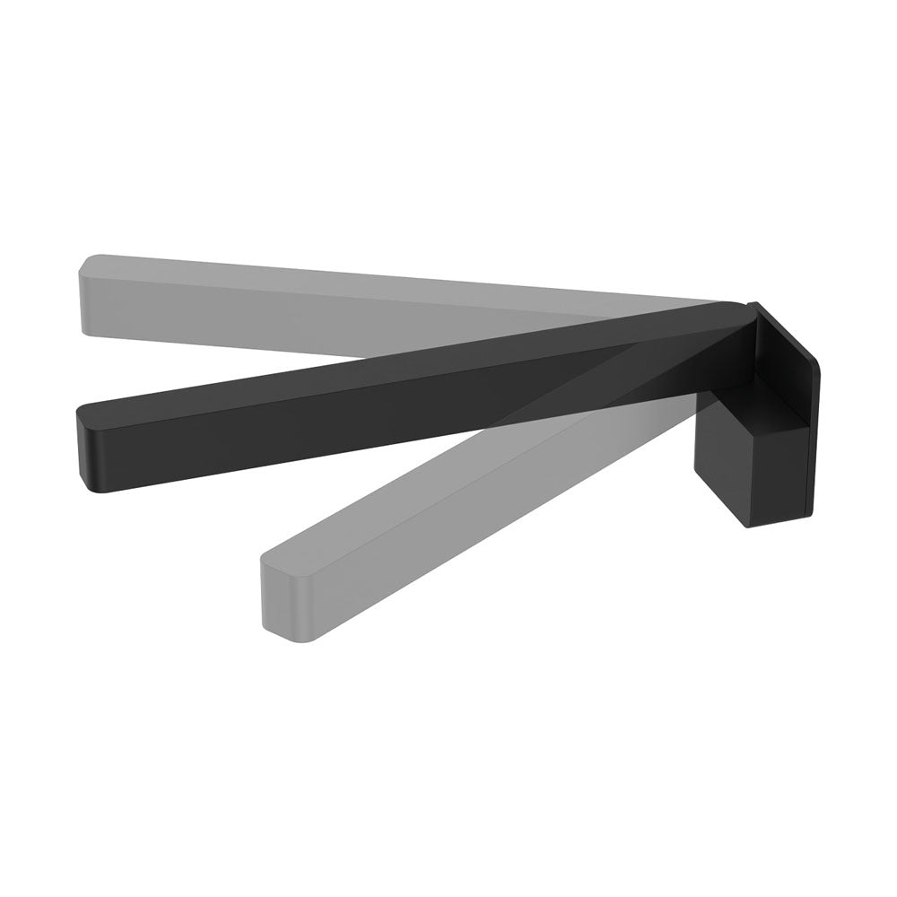 Fienza Tono Swivel Bath Outlet, Matte Black