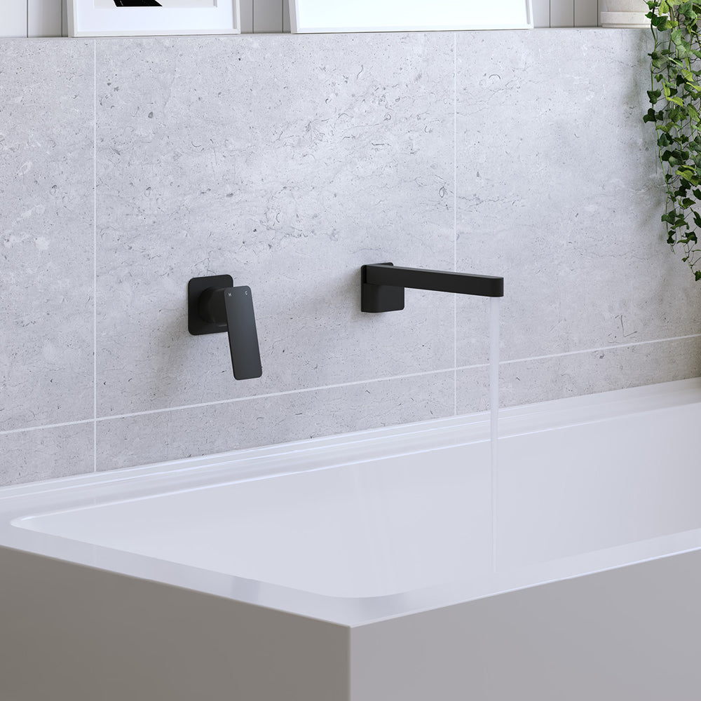 Fienza Tono Swivel Bath Outlet, Matte Black