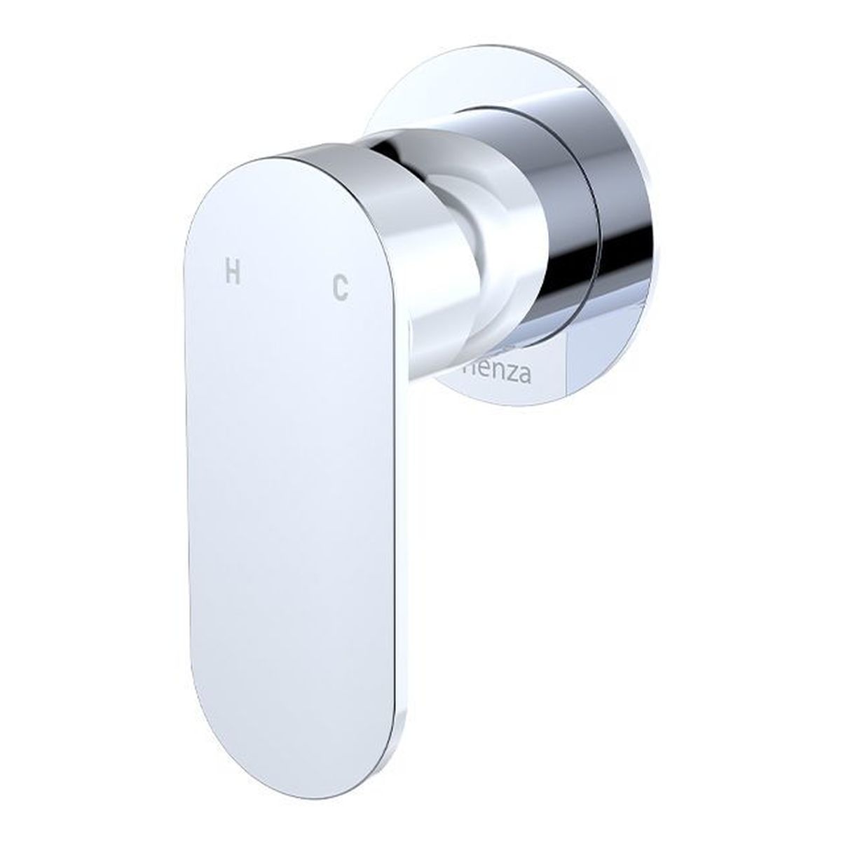 Empire Slim Wall Mixer, Round Plate, Chrome
