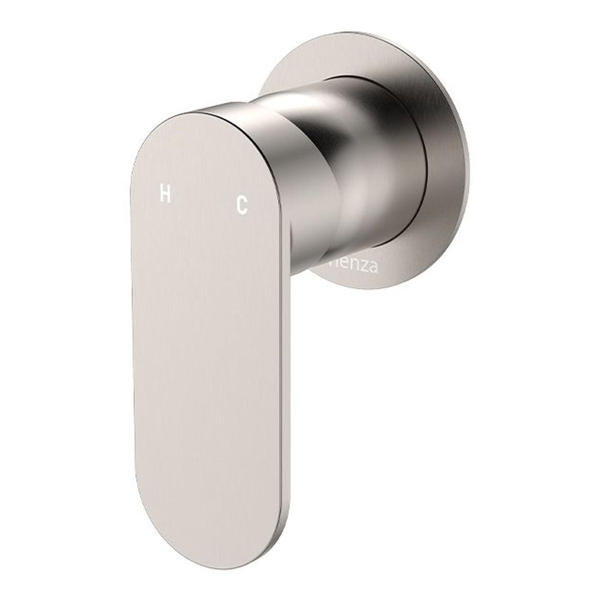 Empire Slim Wall Mixer, Round Plate, Brushed Nickel