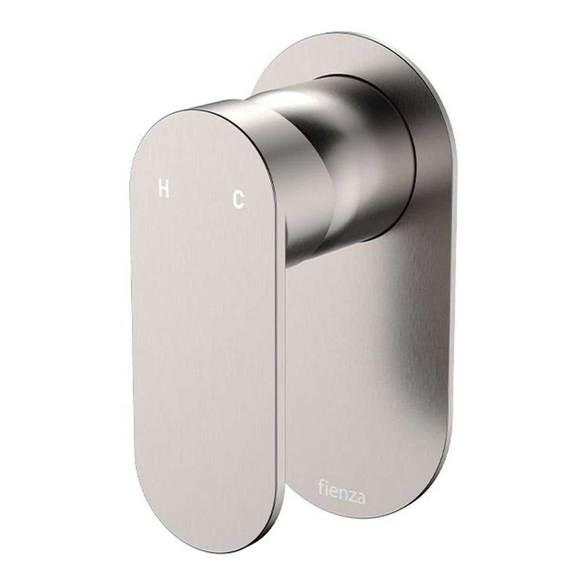 Empire Slim Wall Mixer, Oval Plate, Brushed Nickel