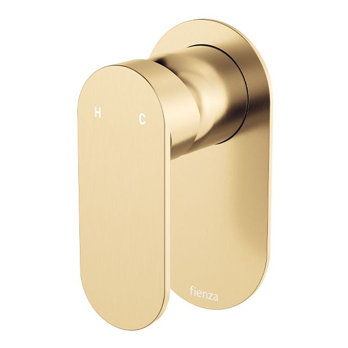 Empire Slim Wall Mixer, Oval Plate, Urban Brass