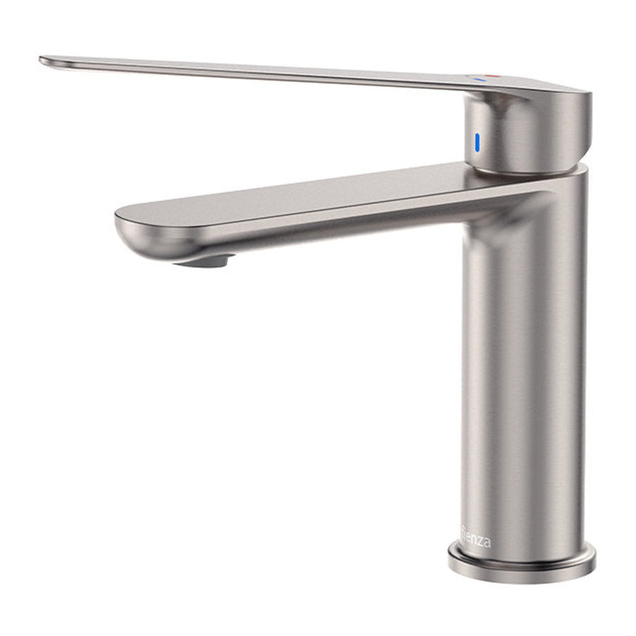 Fienza Empire Care Cold Start Basin Mixer, Brushed Nickel