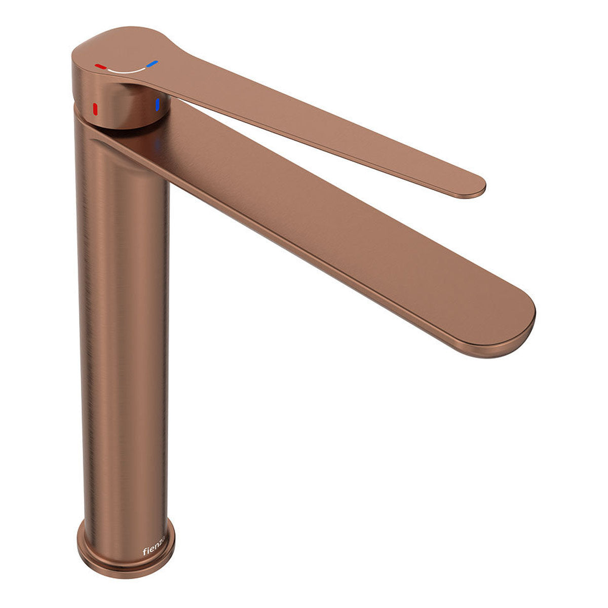 Fienza Empire Care Cold Start Tall Basin Mixer, Brushed Copper