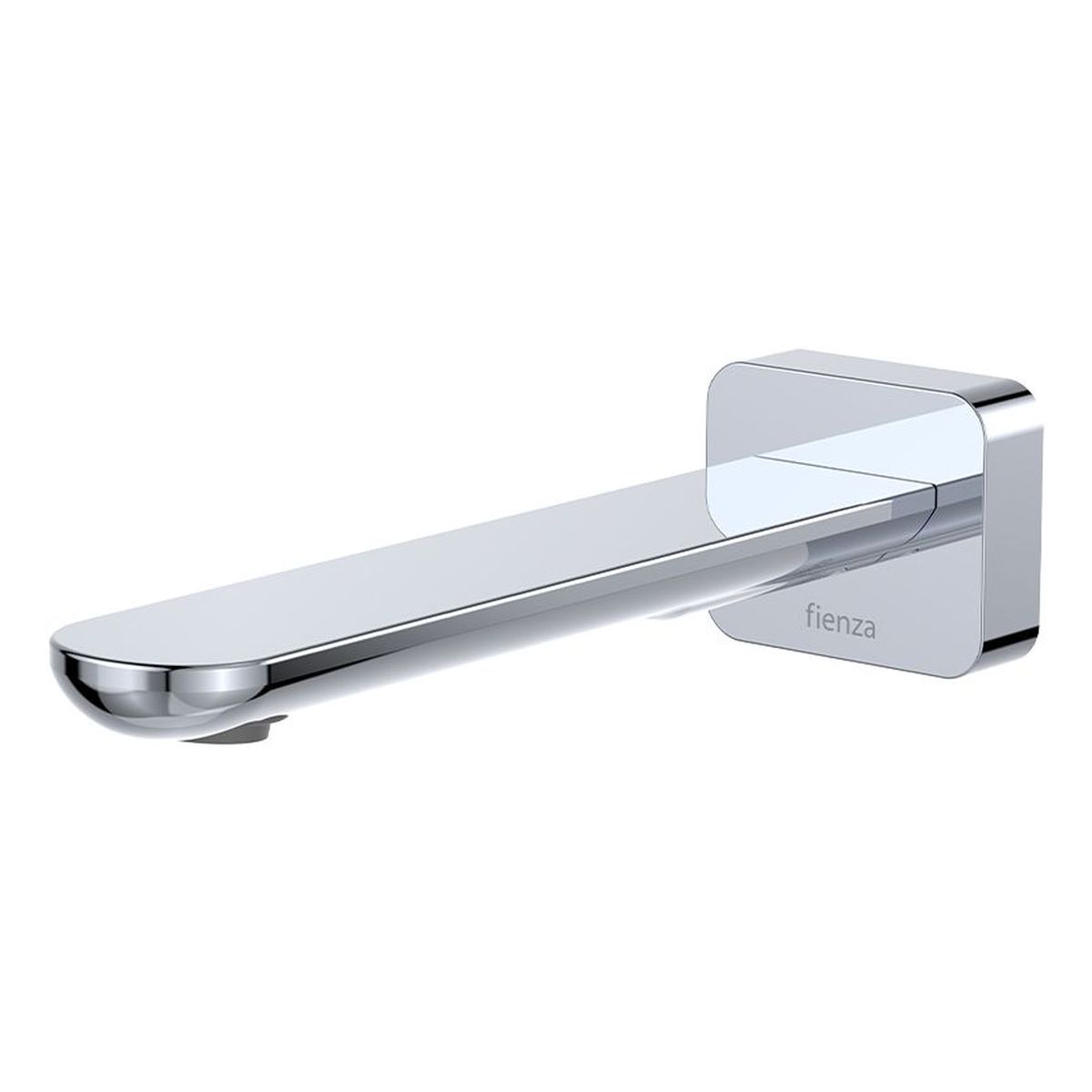 Empire Slim Basin/Bath Outlet, Square Plate, 180mm, Chrome