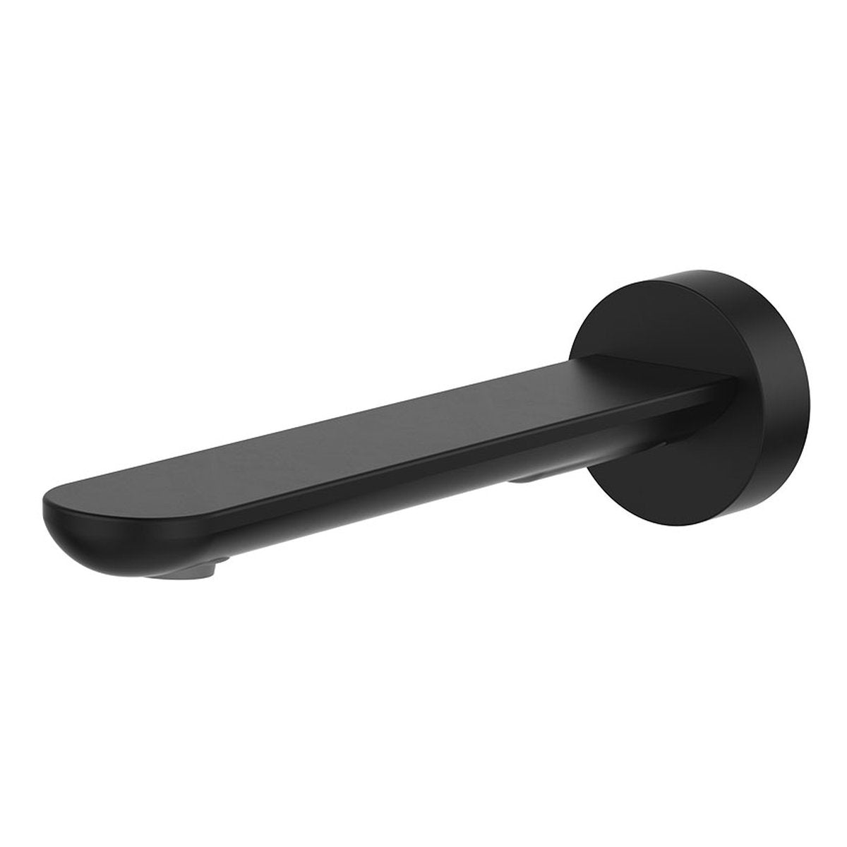 Fienza Empire Slim Basin/Bath Outlet, Round Plate, 180mm, Matte Black