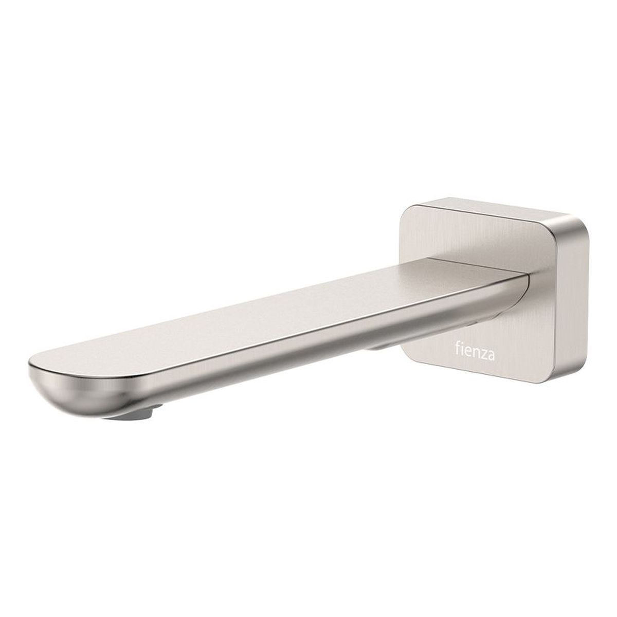 Empire Slim Basin/Bath Outlet, Square Plate, 180mm, Brushed Nickel