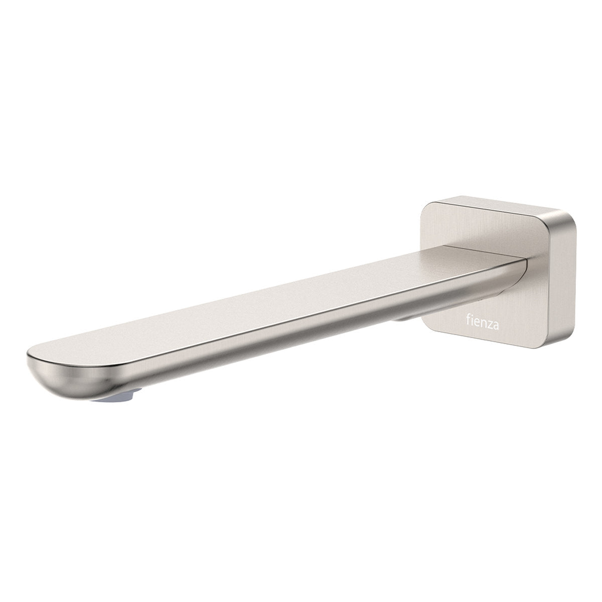 Fienza Empire Slim Basin/Bath Outlet, Square Plate, 220mm, Brushed Nickel