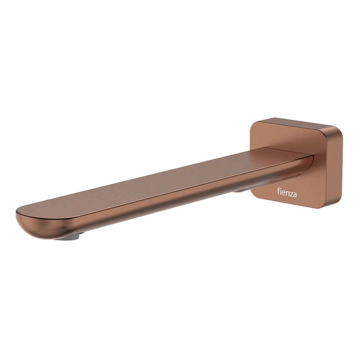 Fienza Empire Slim Basin/Bath Outlet, Square Plate, 220mm, Brushed Copper