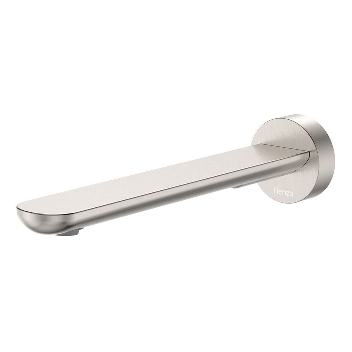 Empire Slim Basin/Bath Outlet, Round Plate, 220mm, Brushed Nickel