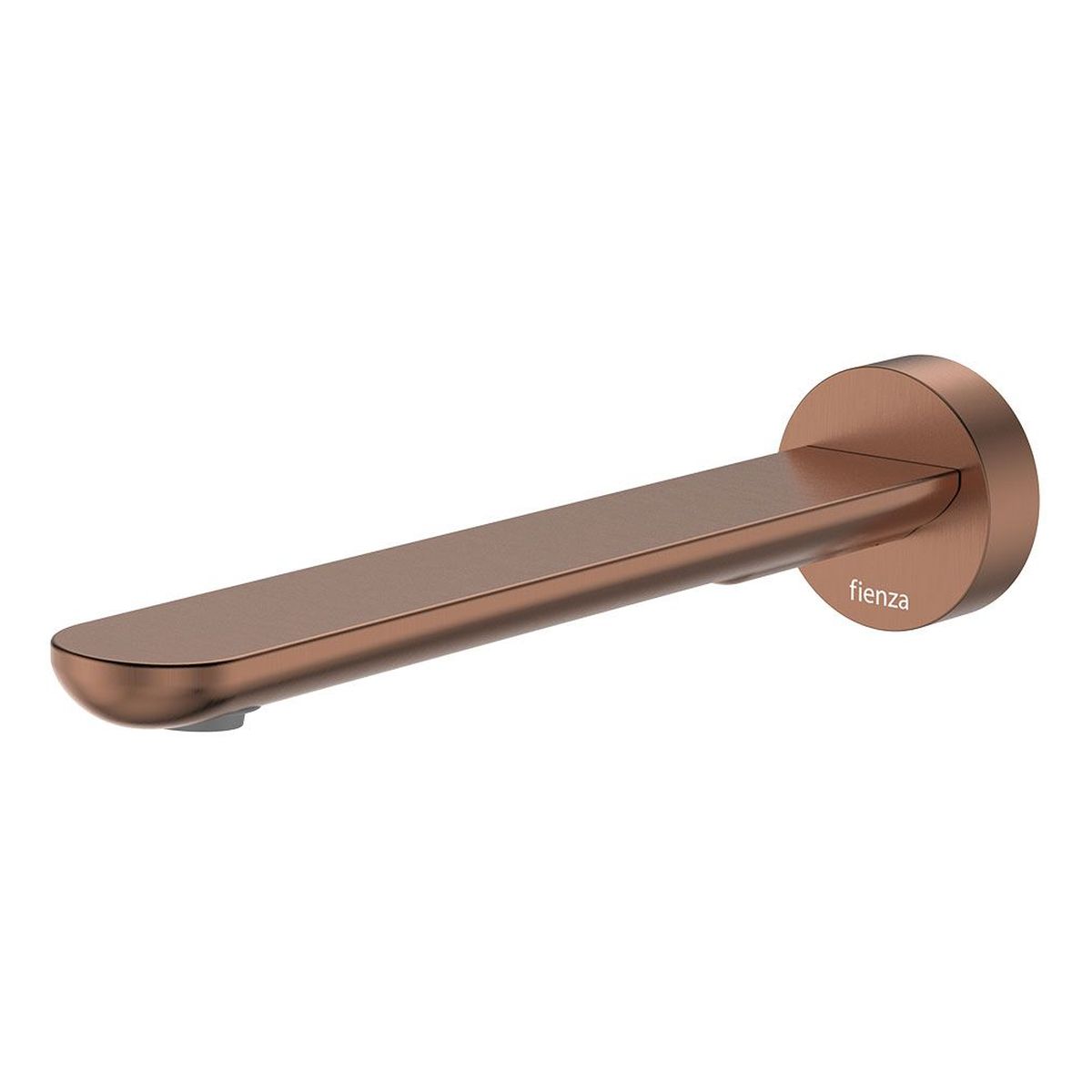 Empire Slim Basin/Bath Outlet, Round Plate, 220mm, Brushed Copper