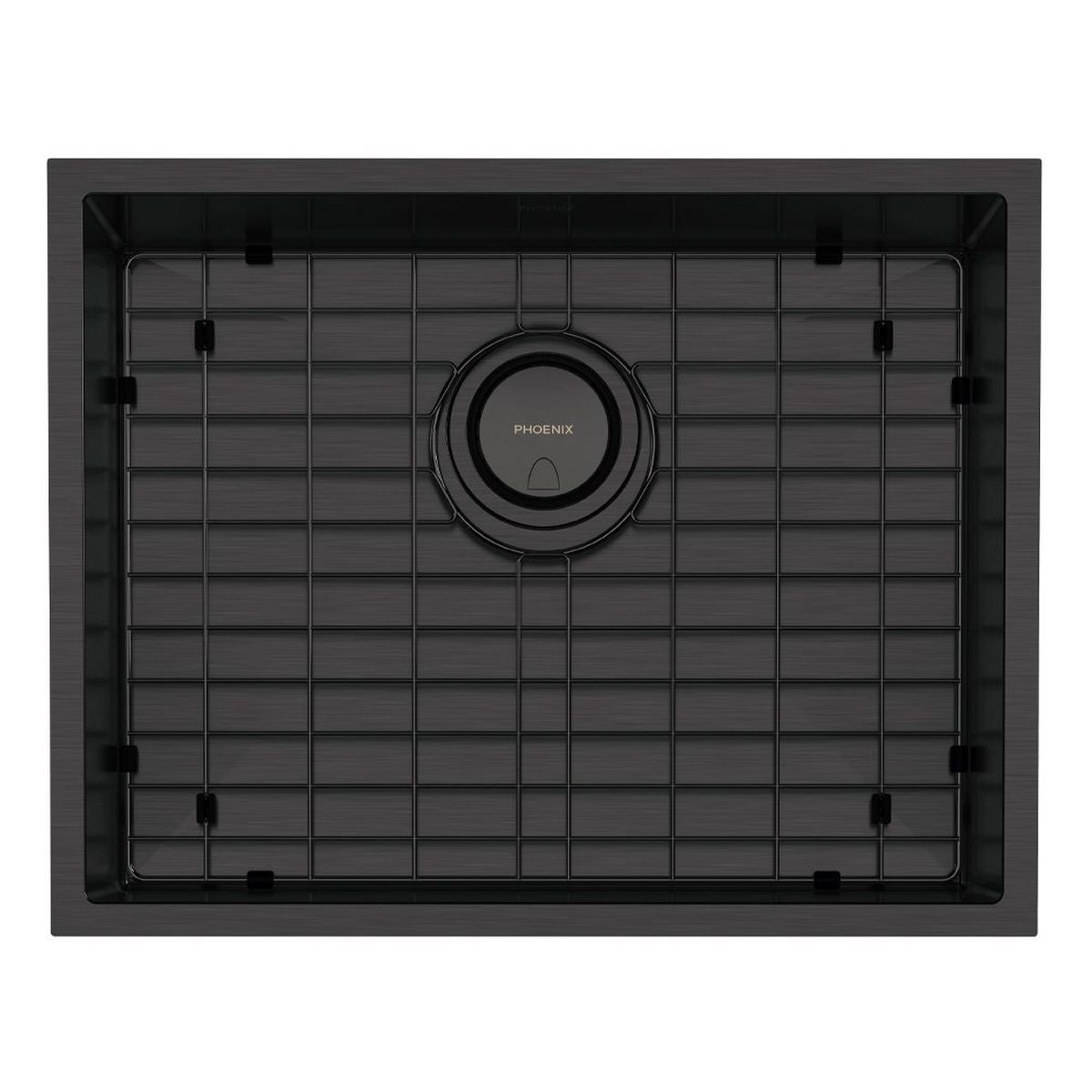 4000 Series Large Single Bowl Sink - Brushed Black
