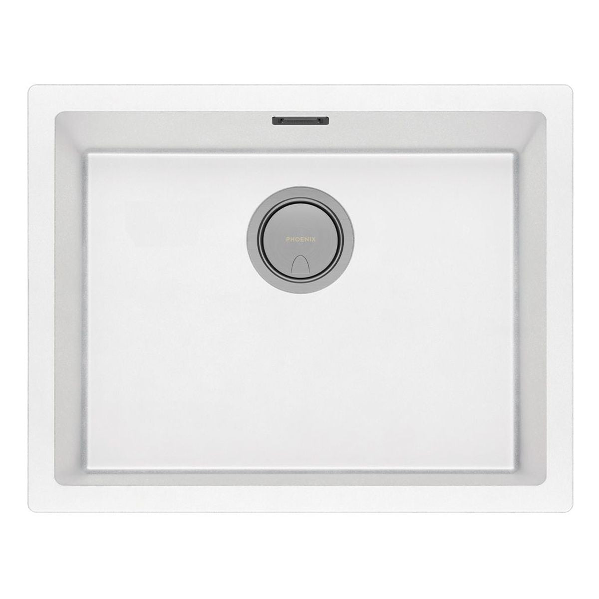 5000 Series Large Single Bowl Sink - Matte White