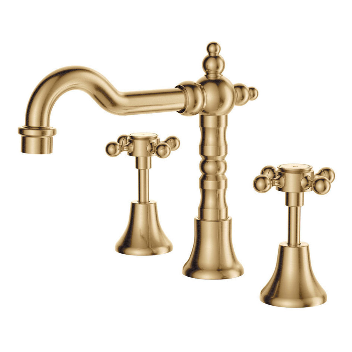 Fienza Lillian Basin Set, Urban Brass - Lead Free