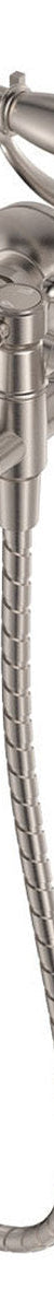 Fienza Lillian Exposed Bath Tap Set With Hand Shower, Brushed Nickel