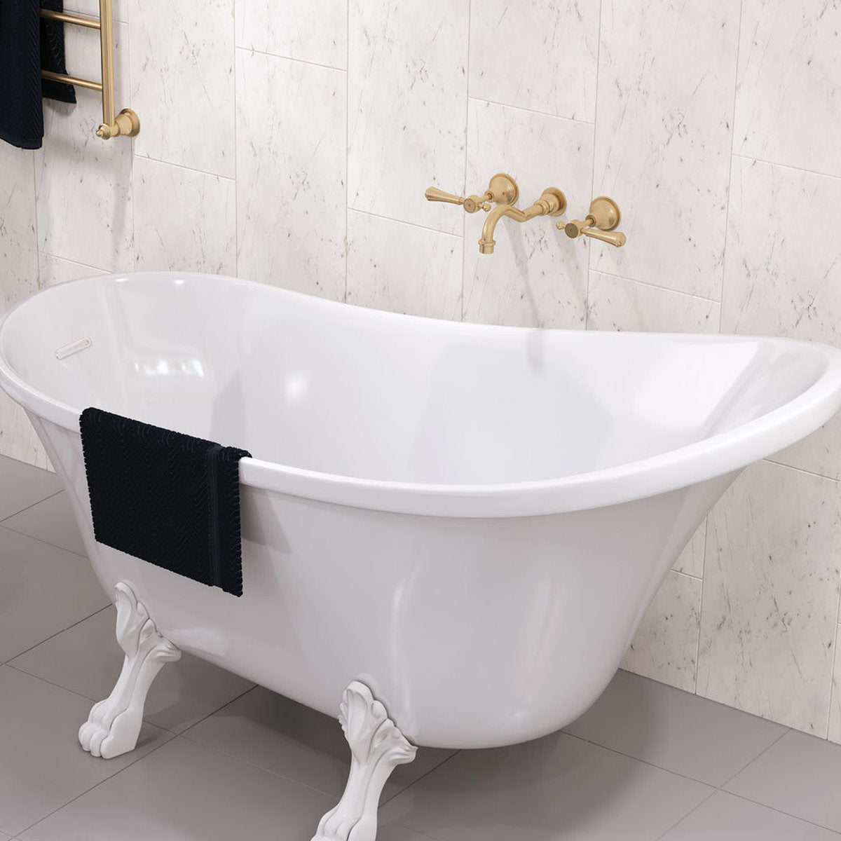 Fienza Lillian Basin/Bath Outlet, Urban Brass