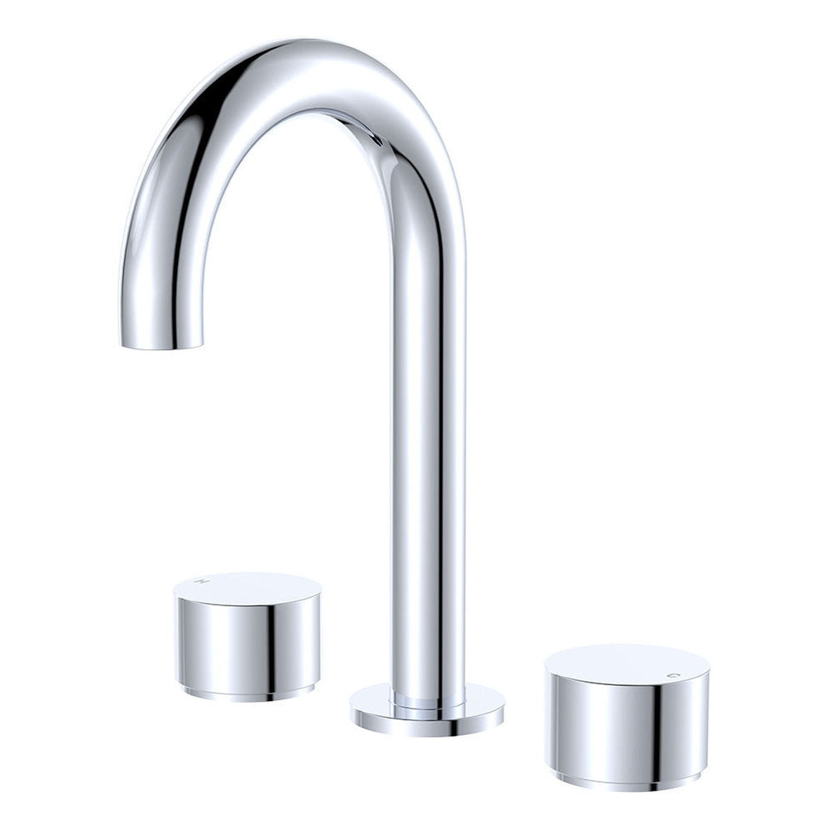 Fienza Kaya Round Hob Set, Round Taps, Chrome - Lead Free