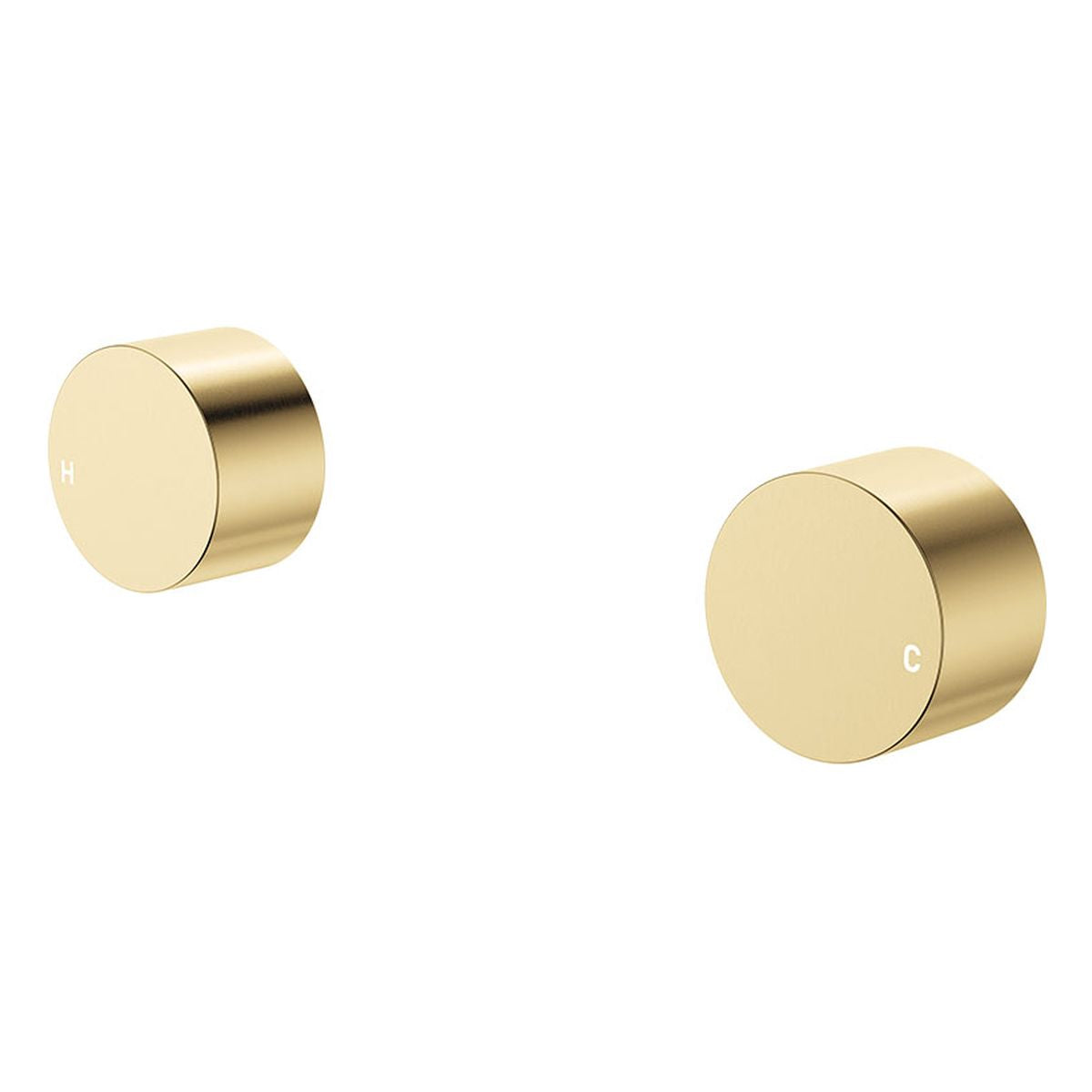 Kaya Round Wall Taps, Urban Brass