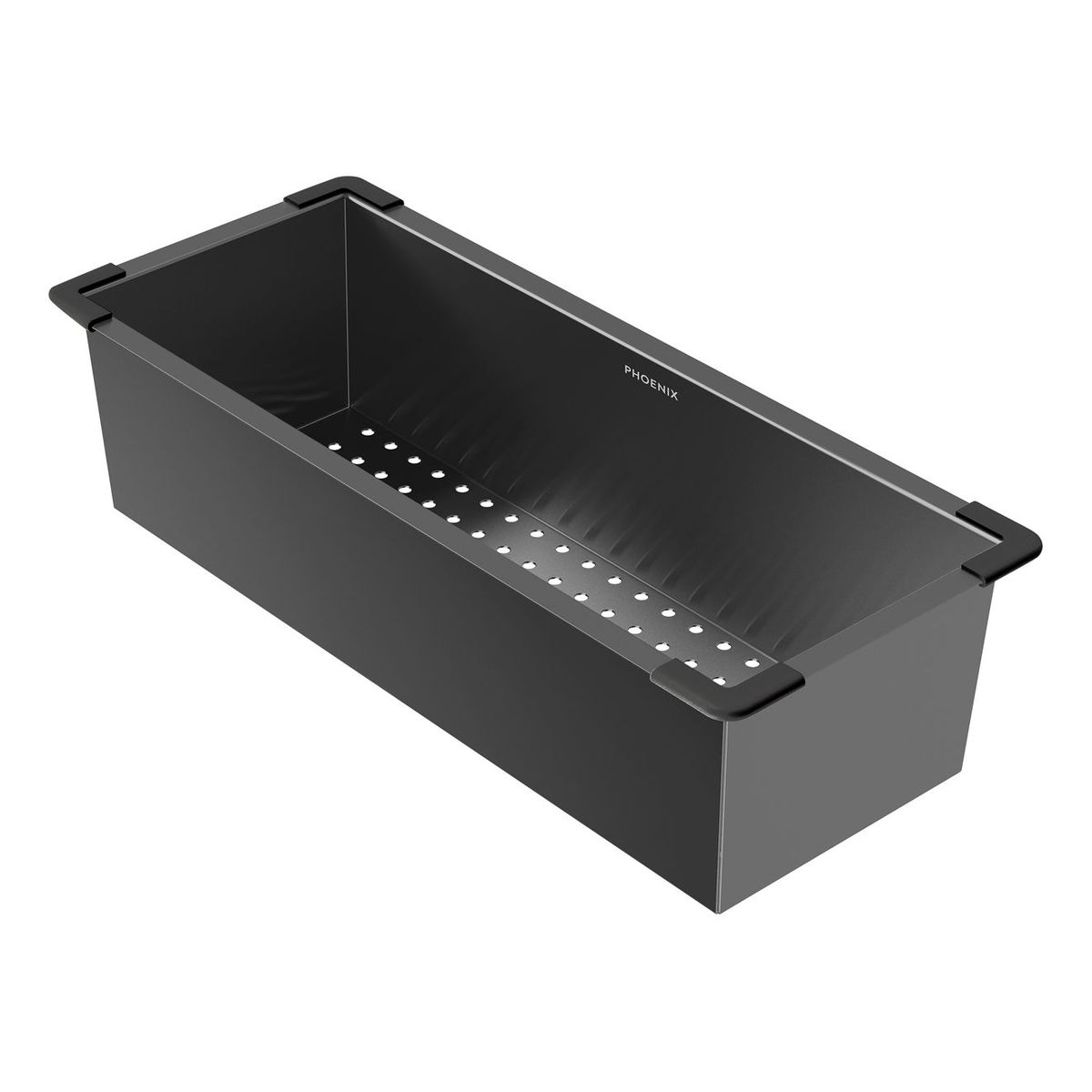 Stainless Steel Colander - Brushed Black