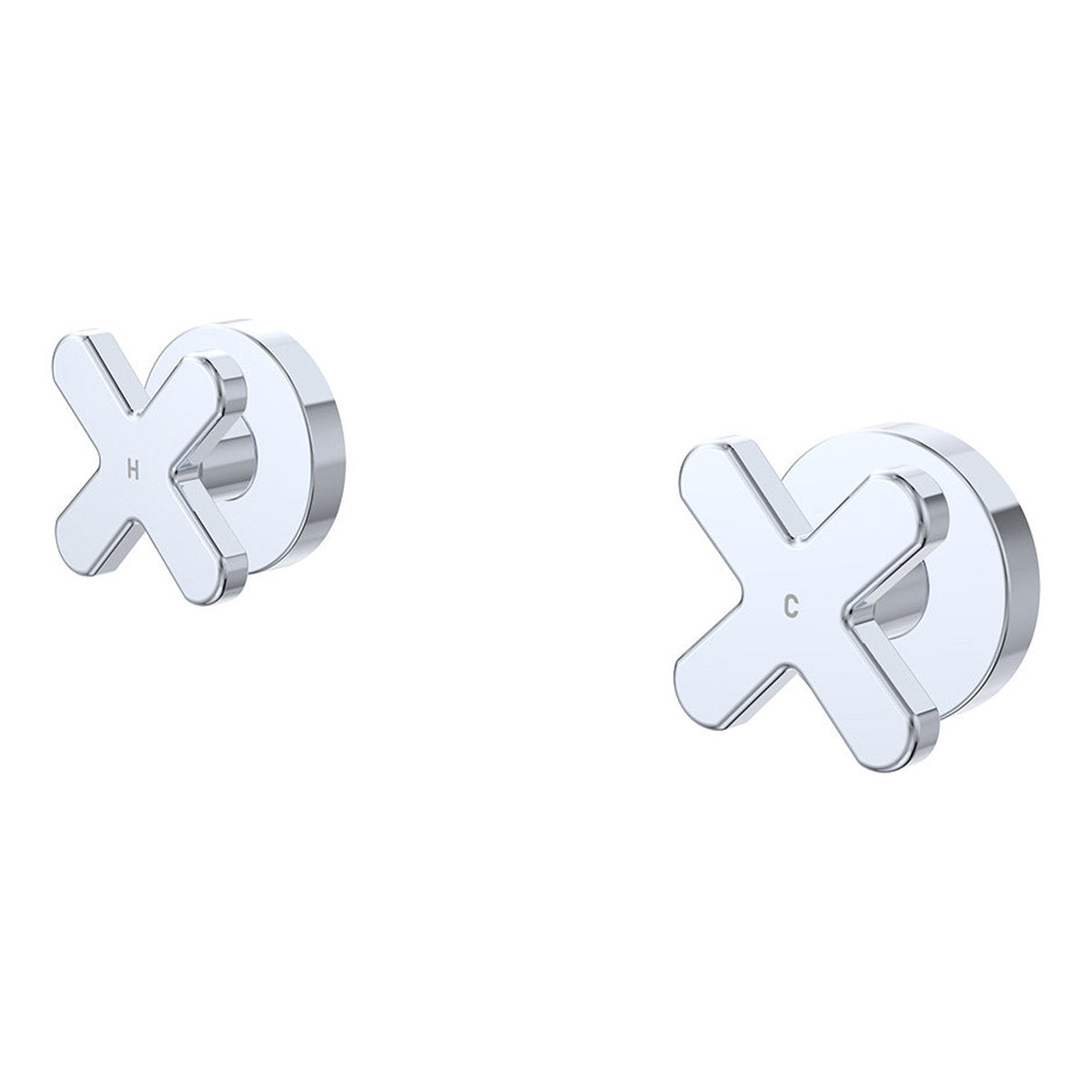 Fienza Kaya Cross Wall Taps, Chrome