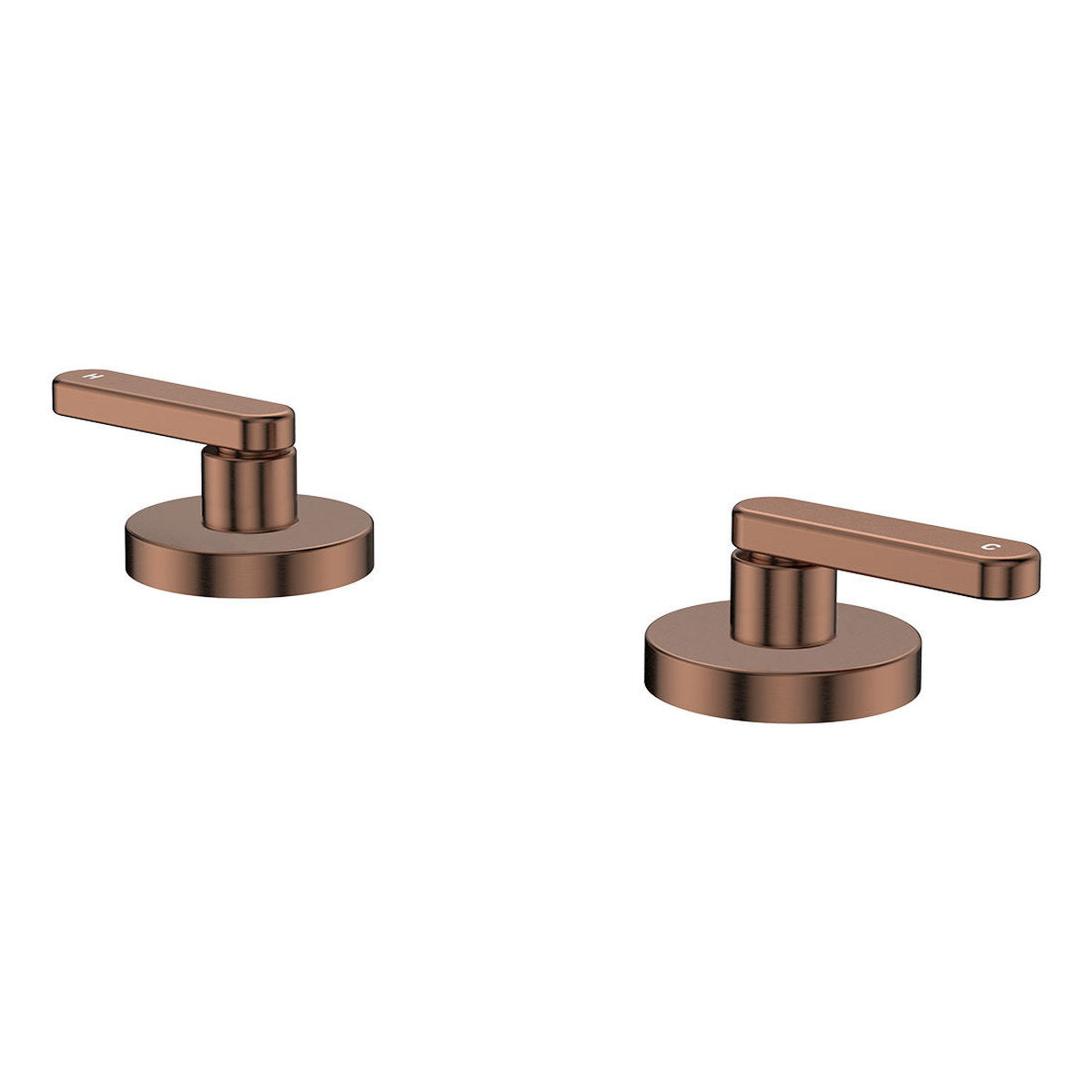 Fienza Kaya Hob Set Dress Kit, Lever Taps, Brushed Copper