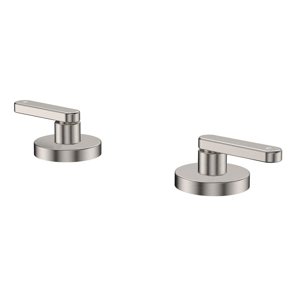 Fienza Kaya Hob Set Dress Kit, Lever Taps, Brushed Nickel