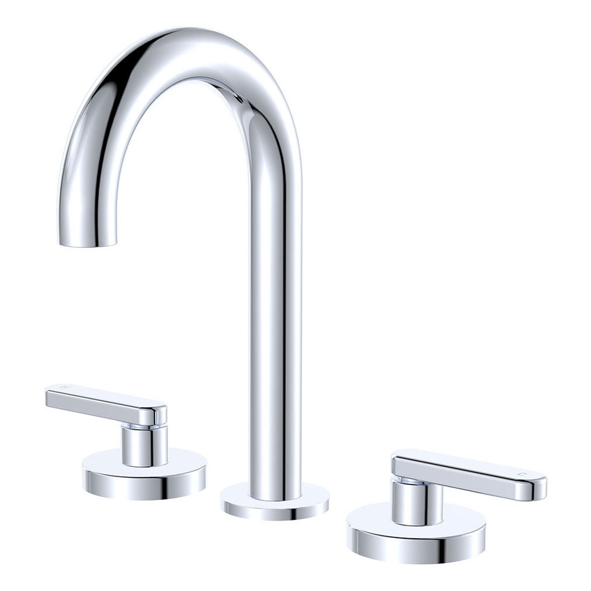Fienza Kaya Round Hob Set, Lever Taps, Chrome
