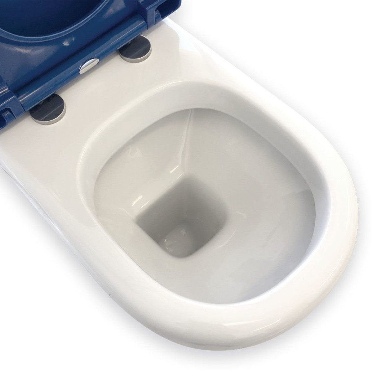 RAK Compact Back-to-Wall Toilet Suite, Blue - 345122UB