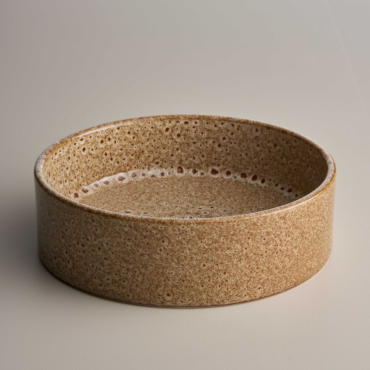 Clay 350 Round Hand Basin - White Ochre