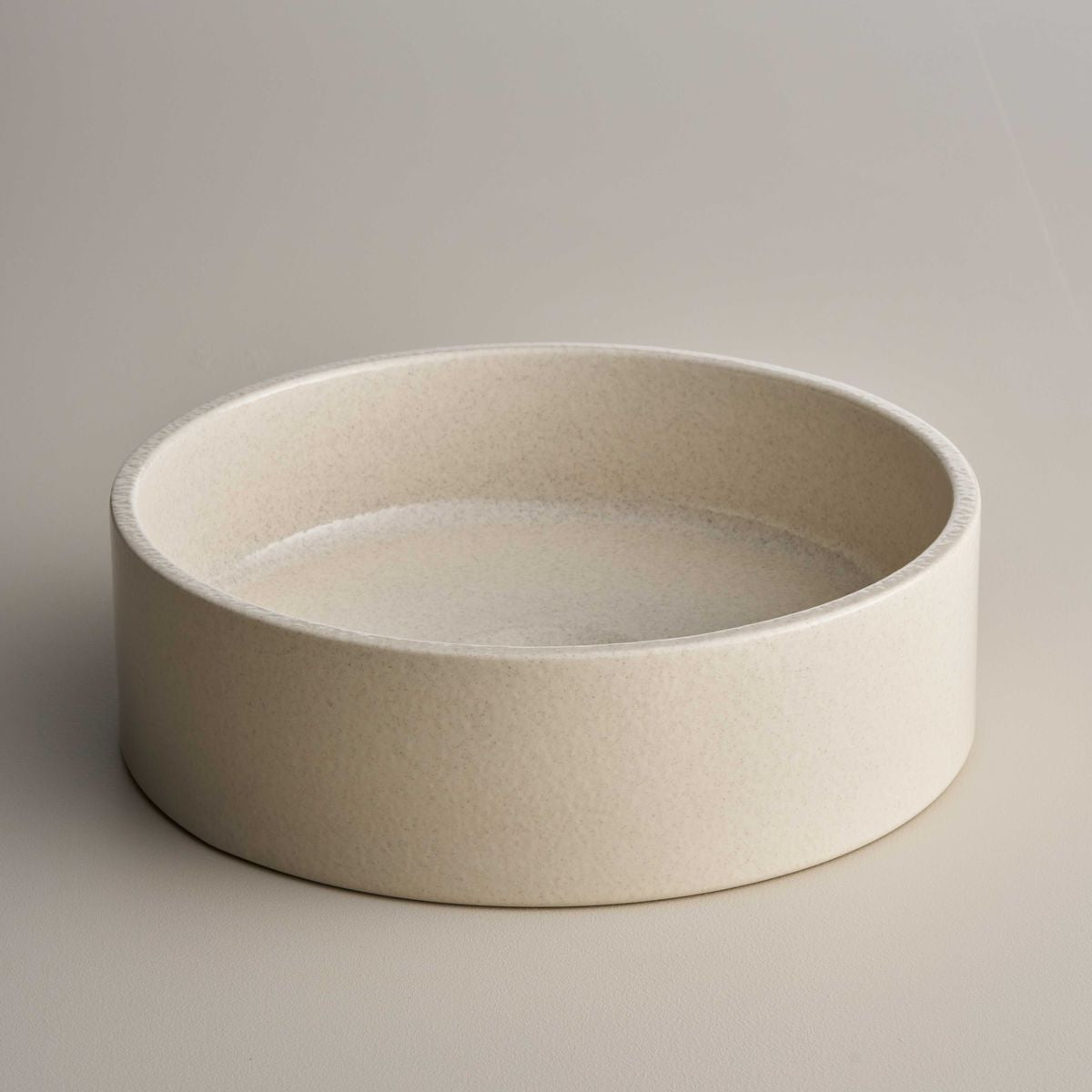 Clay 350 Round Hand Basin - Poppyseed