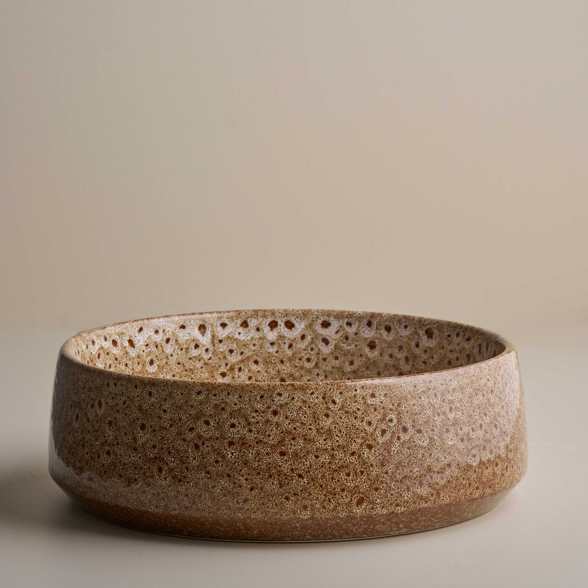 Kiln 360 Round Hand Basin - White Ochre