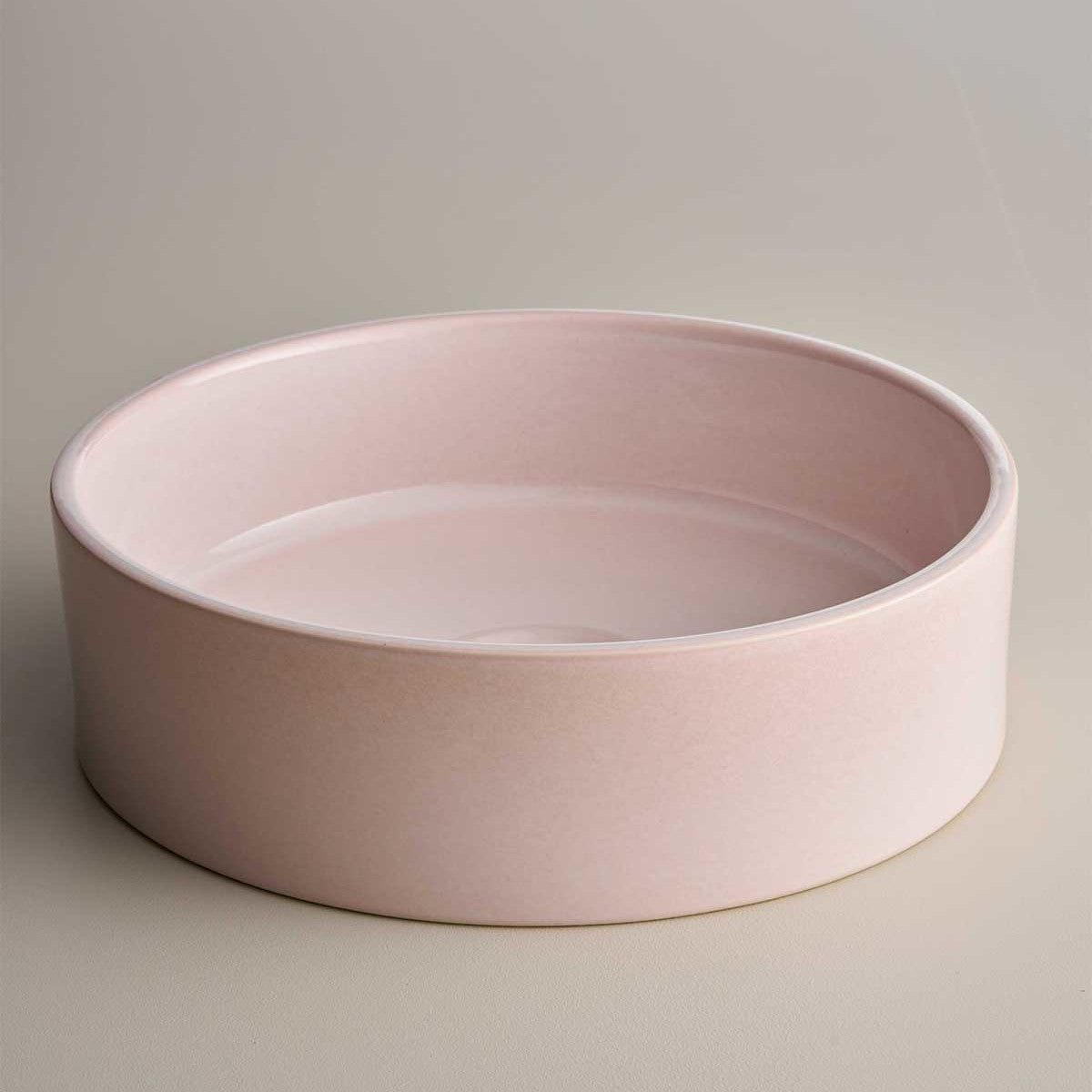Clay 400 Round Hand Basin - Rose Quartz