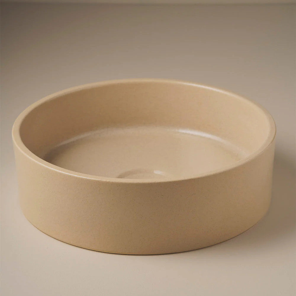 Clay 400 Round Hand Basin - Sand