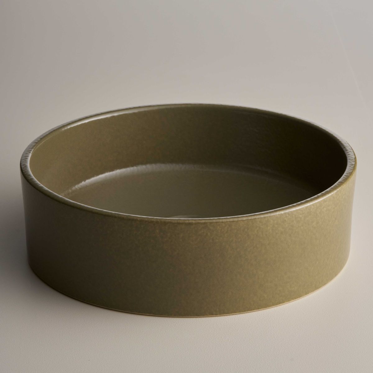 Clay 400 Round Hand Basin - Olive
