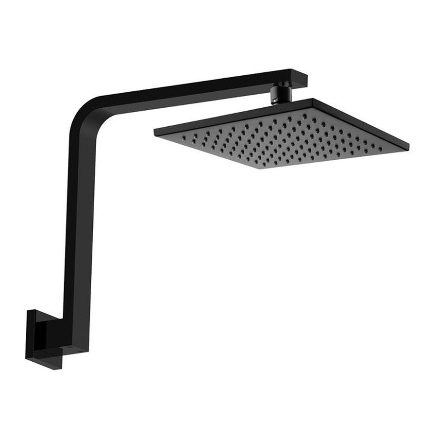 Fienza Modena Shower Head, 200mm, Matte Black