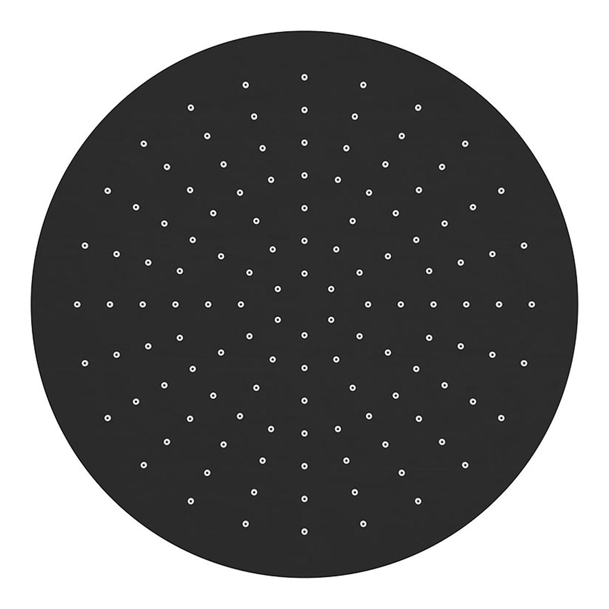 Fienza Starry Shower Head, 300mm, Matte Black