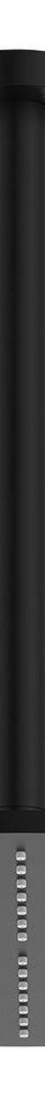 Empire Slim Shower Dropper Set, Matte Black